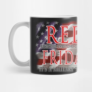 Copy of US Military Wear Red Friday - Support Troops Mug